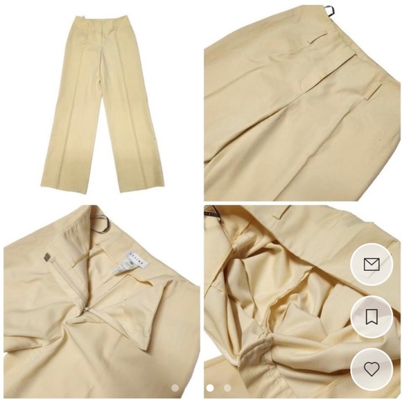 CÉLINE Wool Blend Wide Leg Pants - Picture 5 of 7